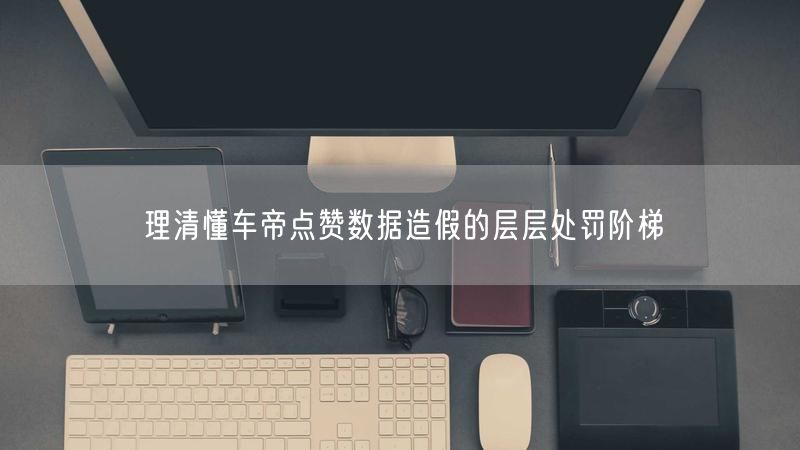 理清懂车帝点赞数据造假的层层处罚阶梯