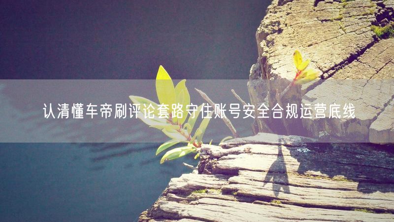 认清懂车帝刷评论套路守住账号安全合规运营底线